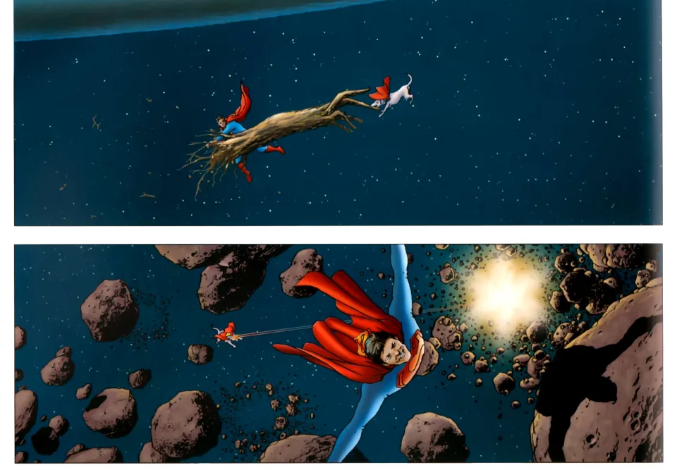 Superman et Krypto dans All Star Superman 