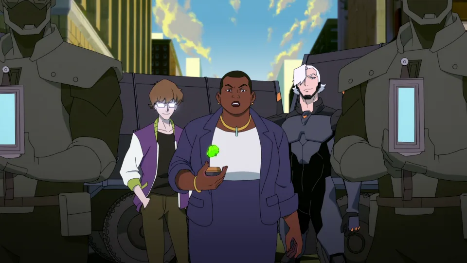 Amanda Waller et les troupes sont le comité d'accueil