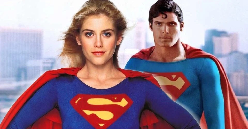 Helen Slater en Supergirl et Christopher Reeve en Superman