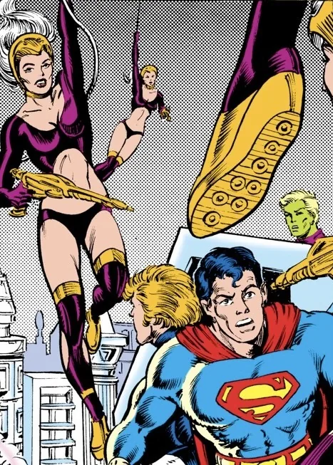 Les Skarian Raiders (Superboy and the Legion of Super-Heroes #233, 1985)