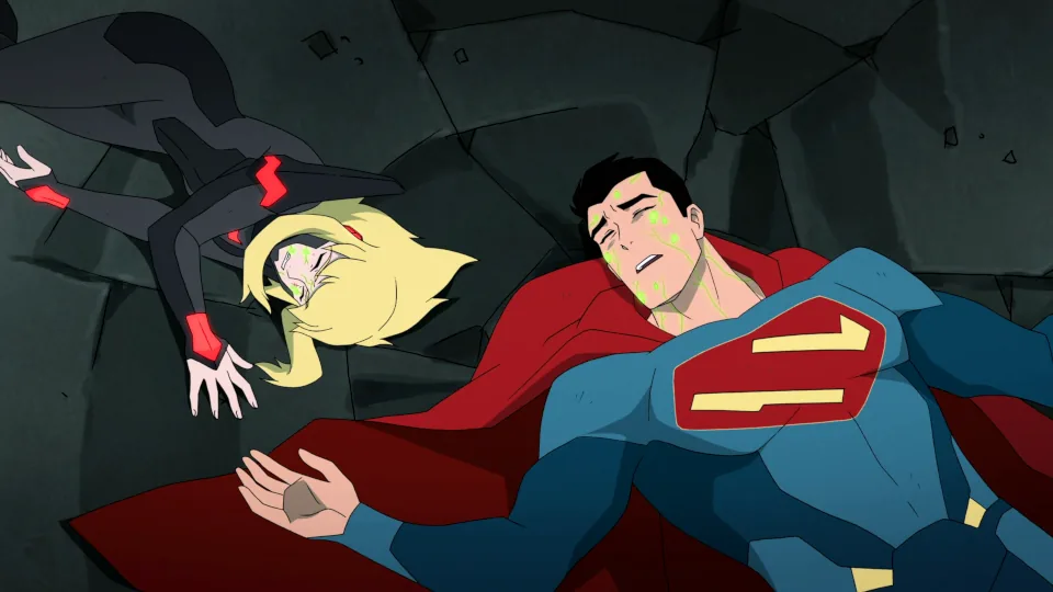 Kara et Superman mis à mal par la kryptonite