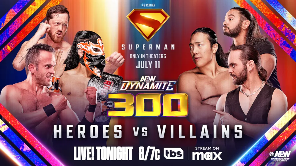 Partenariat AEW et Superman