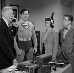 Jimmy Olsen/Tommy Bond (à droite) dans Superman (1948)