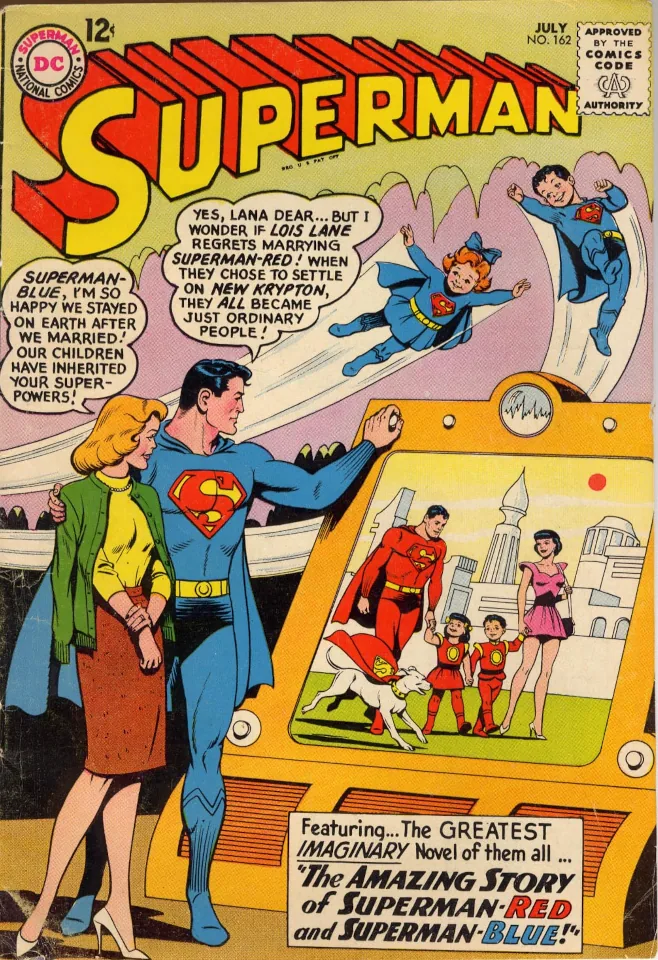 Superman #162 : Superman Red/Superman Blue