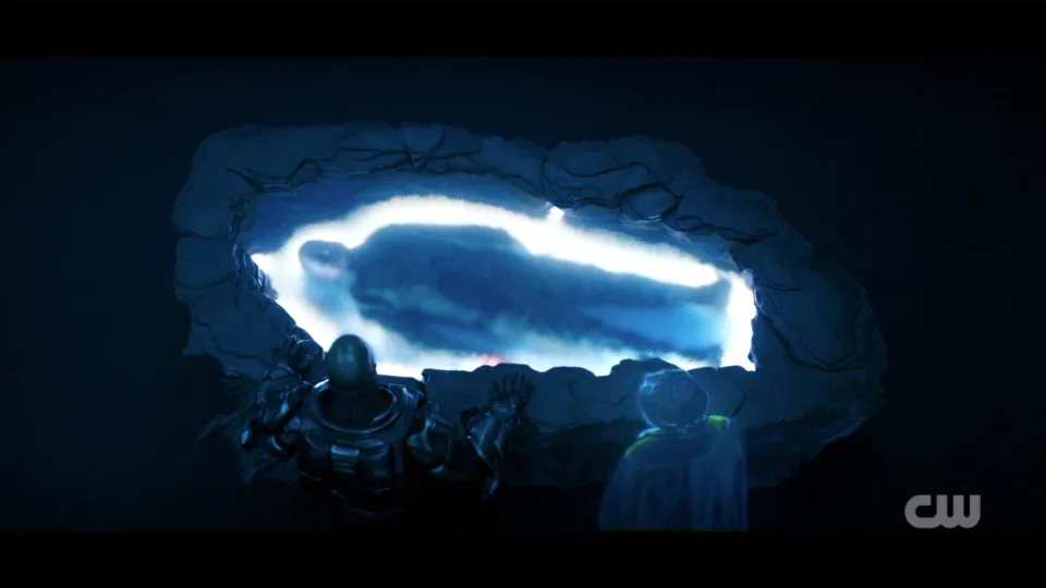 Superman dans la Forteresse de Solitude