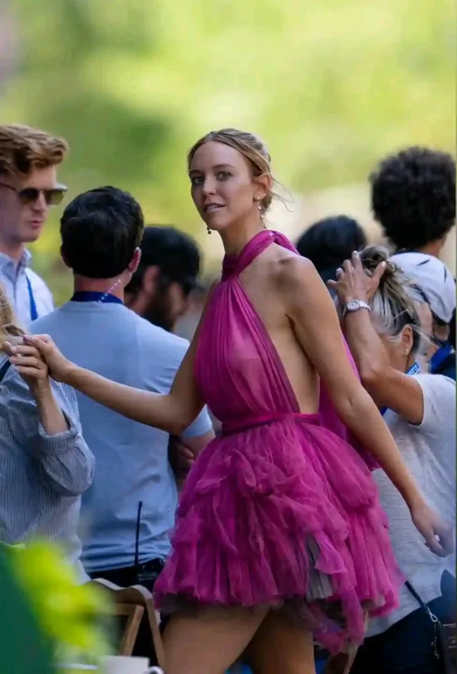 Paige Mobley sur le tournage