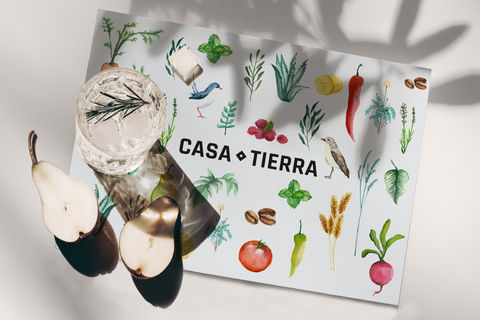 Identidad gráfica para Casa Tierra