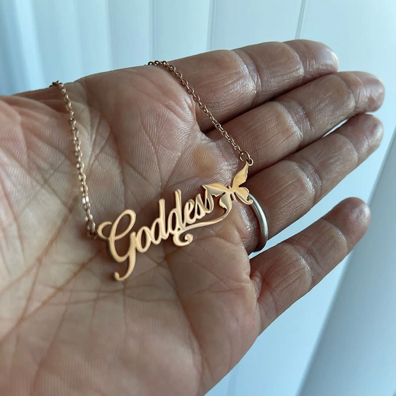 Miniatura: V Attract Handmade Custom Jewelry Personalized Name Necklace For Women Statement
