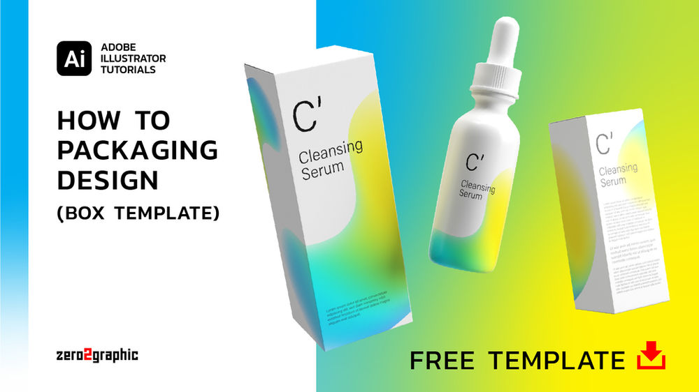 How To Create Box Template In Adobe Illustrator CC Free Template 
