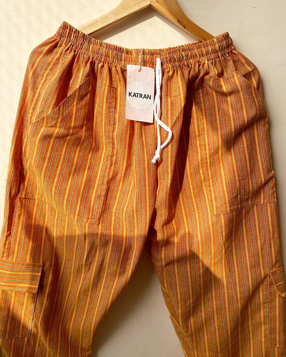 Thumbnail: Stripes Cotton Jogger