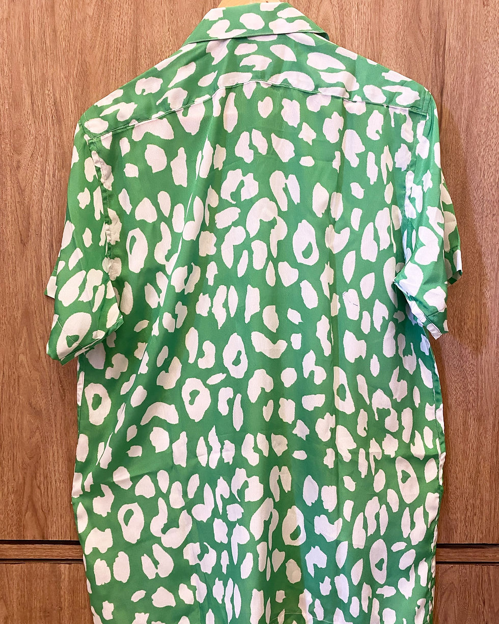 Thumbnail: Green Animal Print Shirt