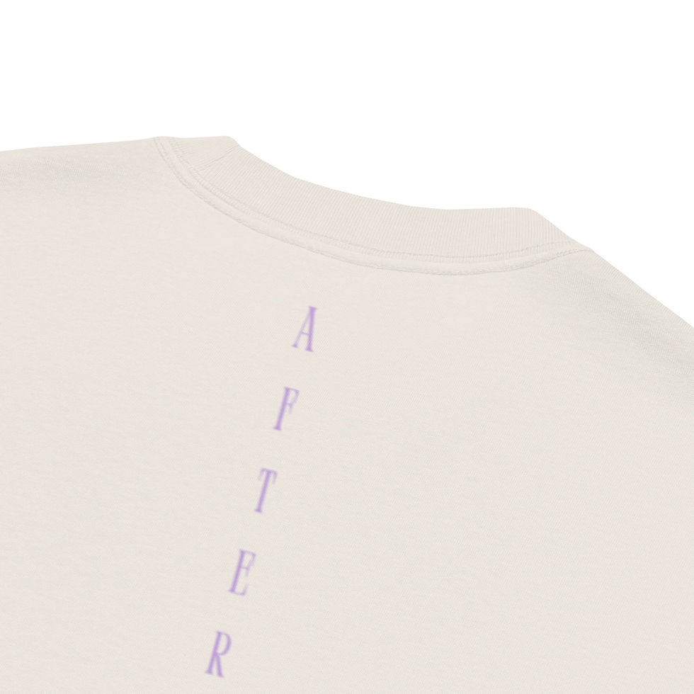 Oversized After Hours Tee - Bone