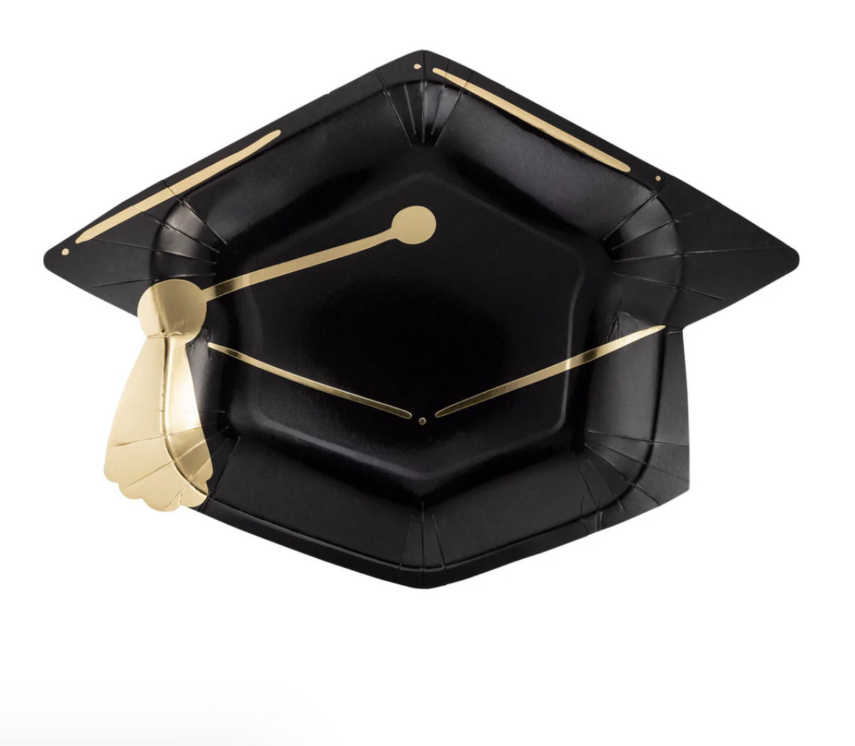 Graduation Cap Paper Plate