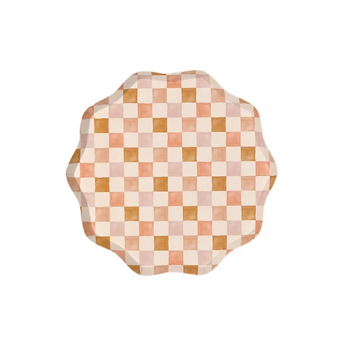 Harmony Plaid Dessert Plate