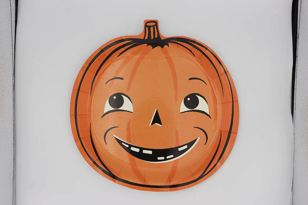Thumbnail: Vintage Jack O' Lantern Plates