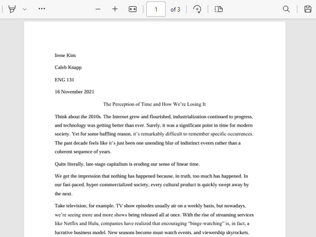 where has all the time gone?