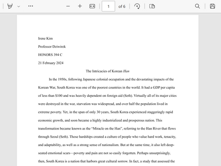 the intricacies of korean "han"