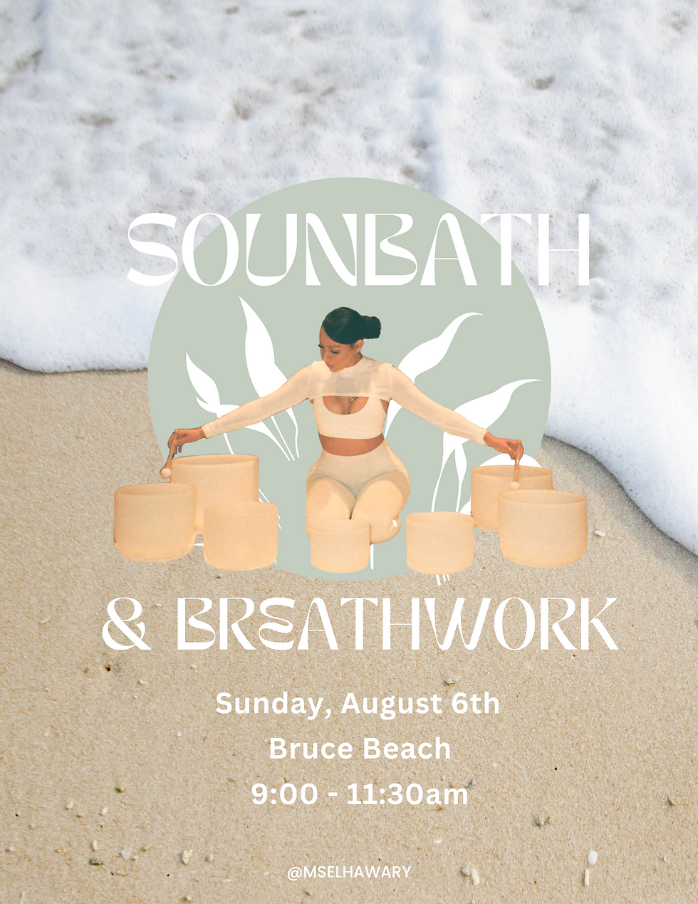Soundbath x Breathwork @ beach
