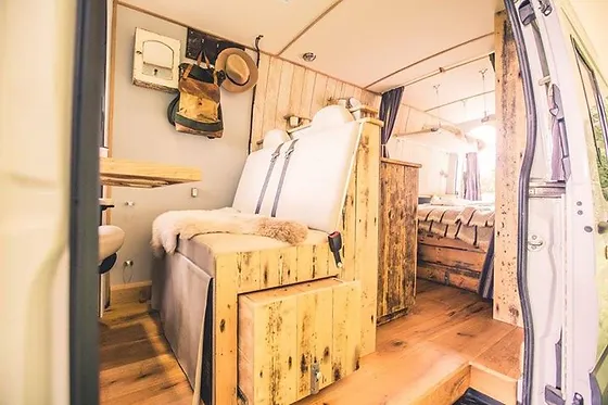 rustic van conversion