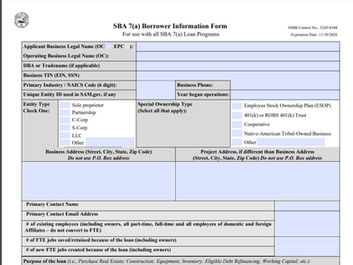The New Form 1919 – Takeaways from SBA Training