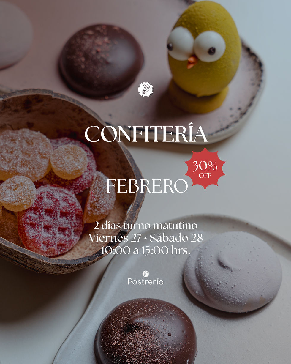 CONFITERÍA - CURSO FEBRERO 2026