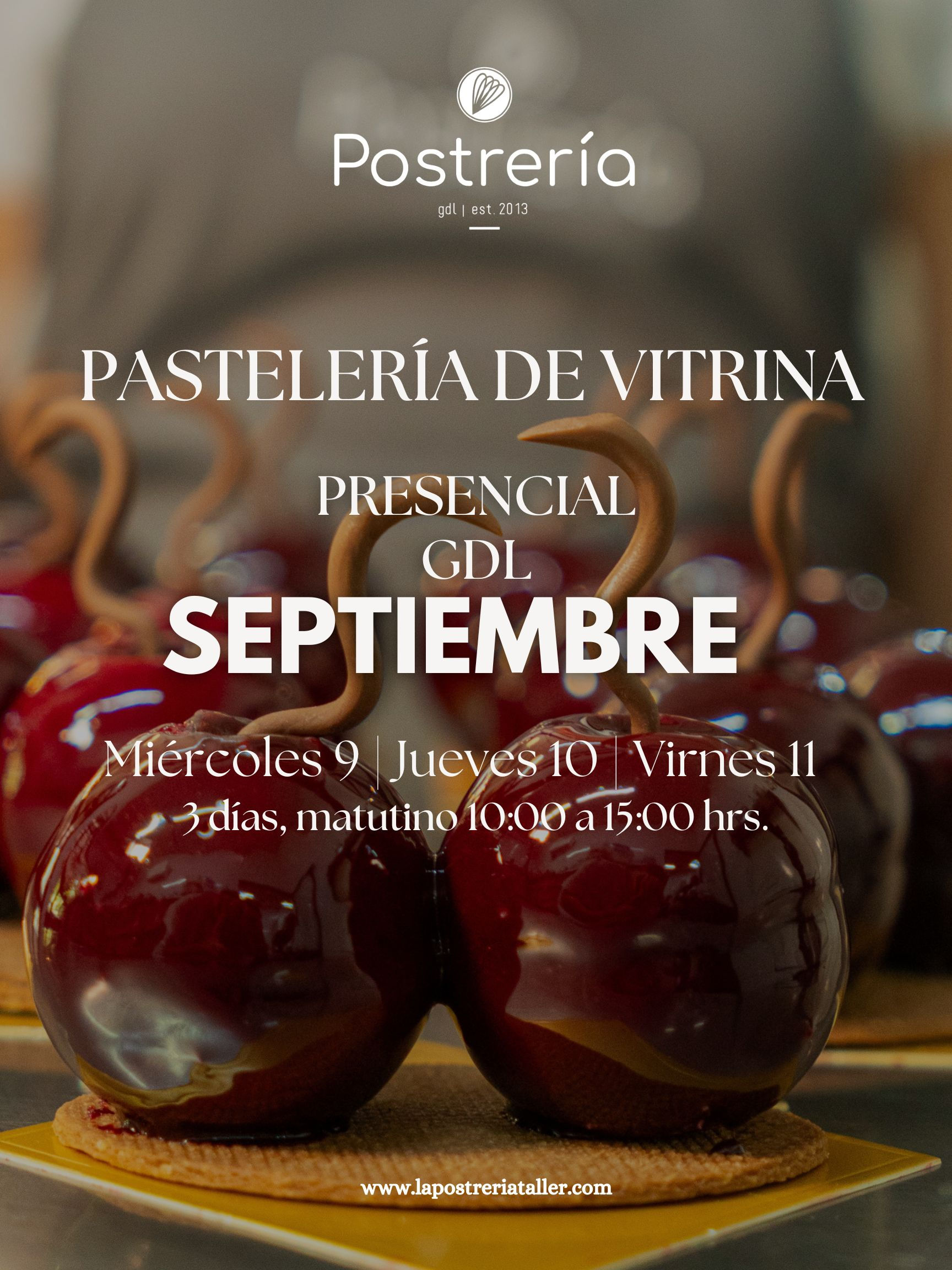 PASTELERÍA DE VITRINA -SEPTIEMBRE 2026