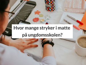 Klasserom hvor mange har strøket i ungdomsskolen matte
