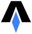 Black and Blue Purcura short diamond Logo