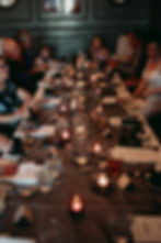 elopement dinner table