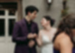 bride and groom after their elopement ceremony
