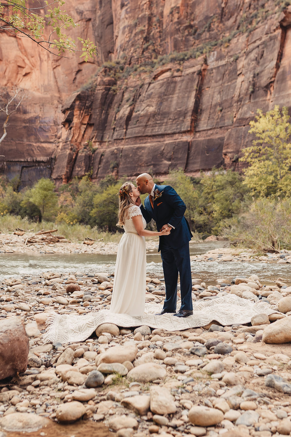 Zion National Park, Utah Elopement - Observation Point - Adventure Wedding Photographer