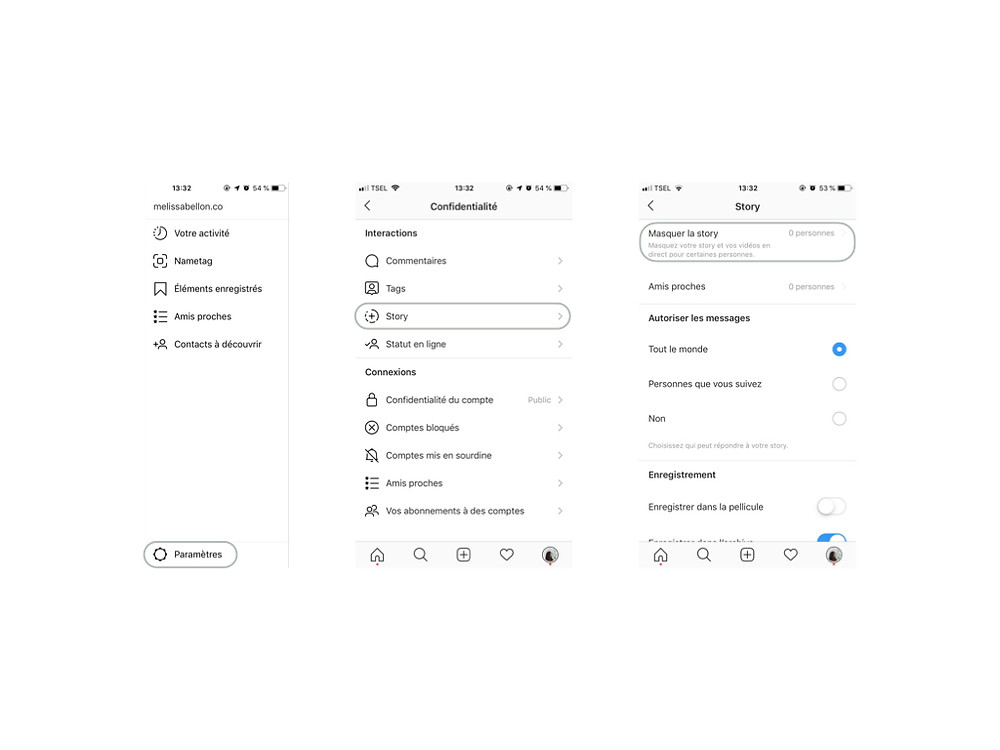 Instagram stories : bloquer un utilisateur