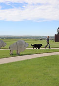 Susan and Darth at Lewis & Clark Interpretive Center