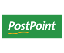 PostPoint logo on green background