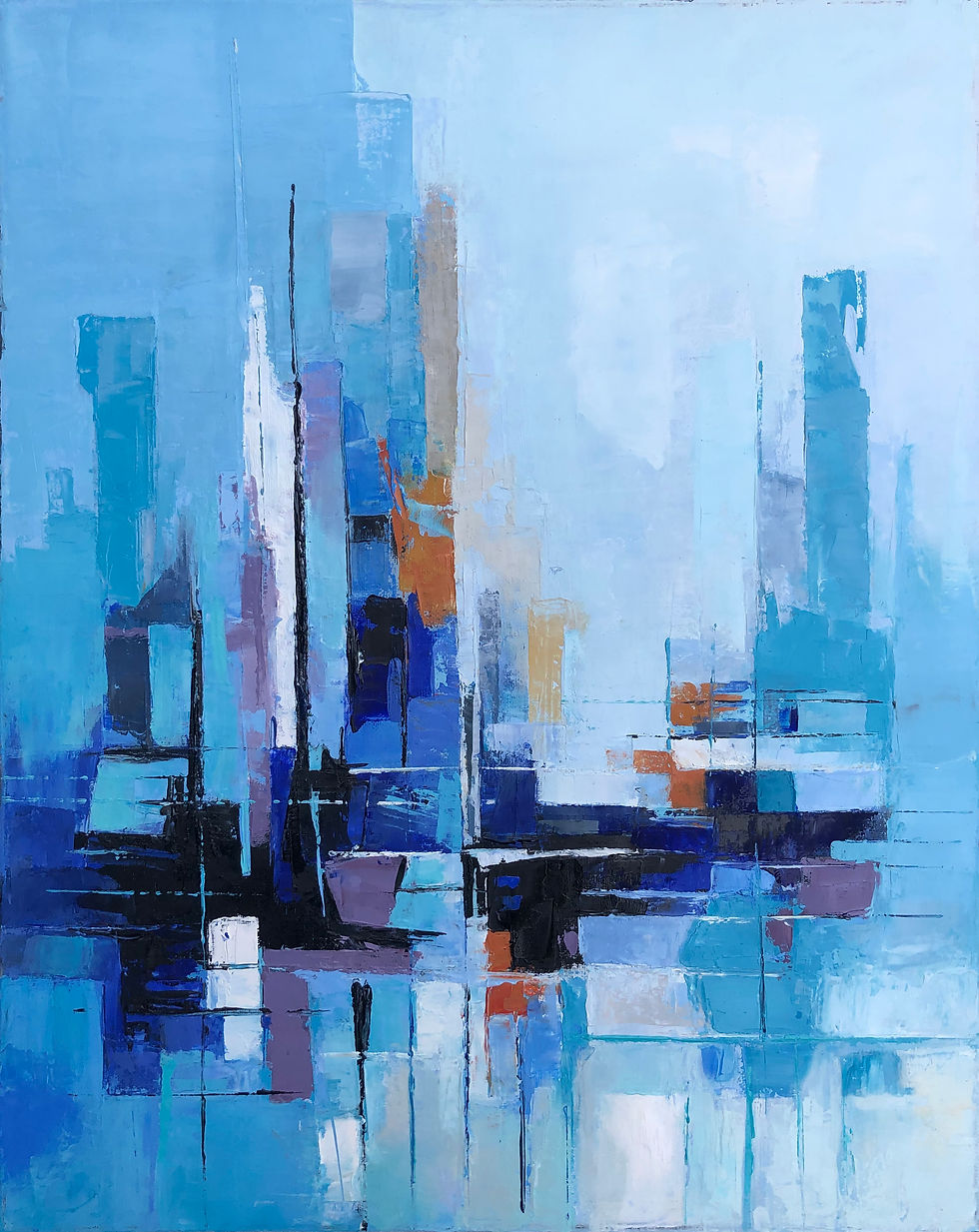 Original Artwork - "Cityscape 08"