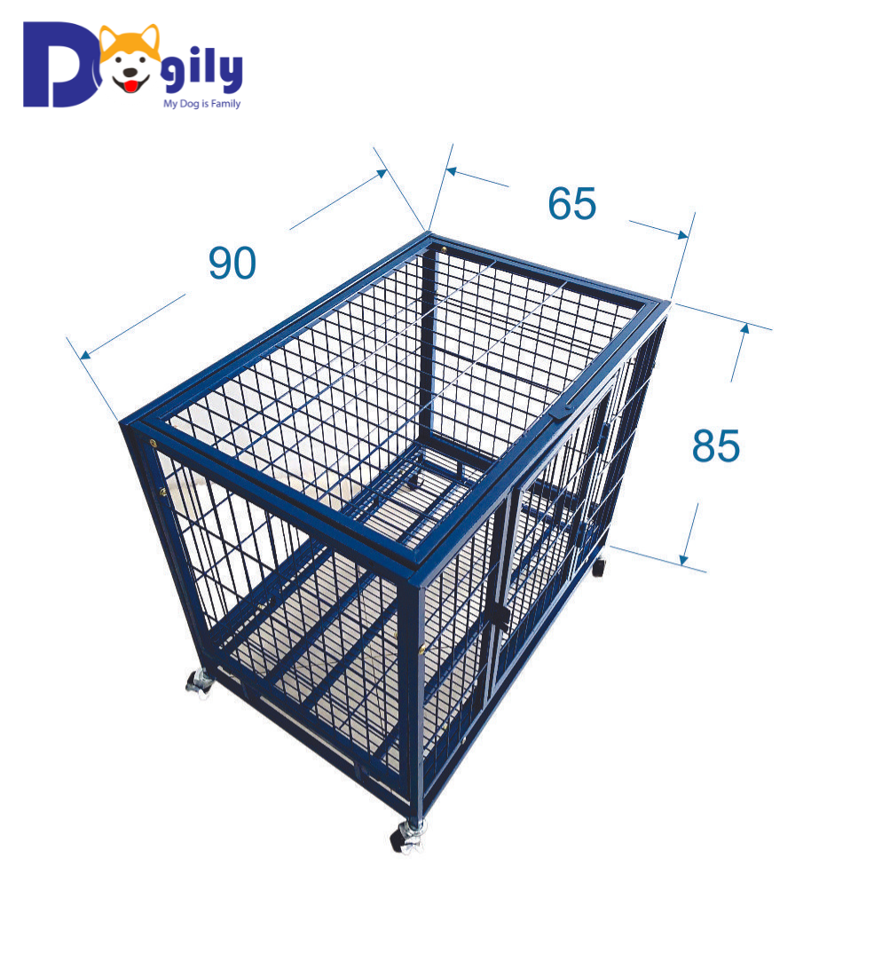 Chuồng khung vuông cho chó mèo ( 90×60*85 )