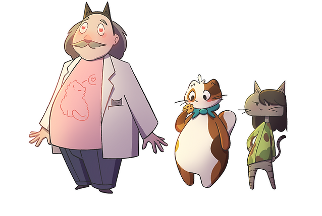 Invasión gatuna, Ilustración y Concept art, Frogscaffe, Marta Núñez para portfolio