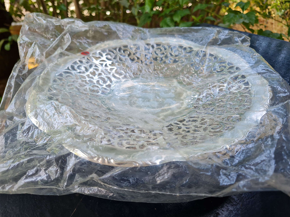 תמונה ממוזערת: קערת פירות כסופה- וינטג' הדור