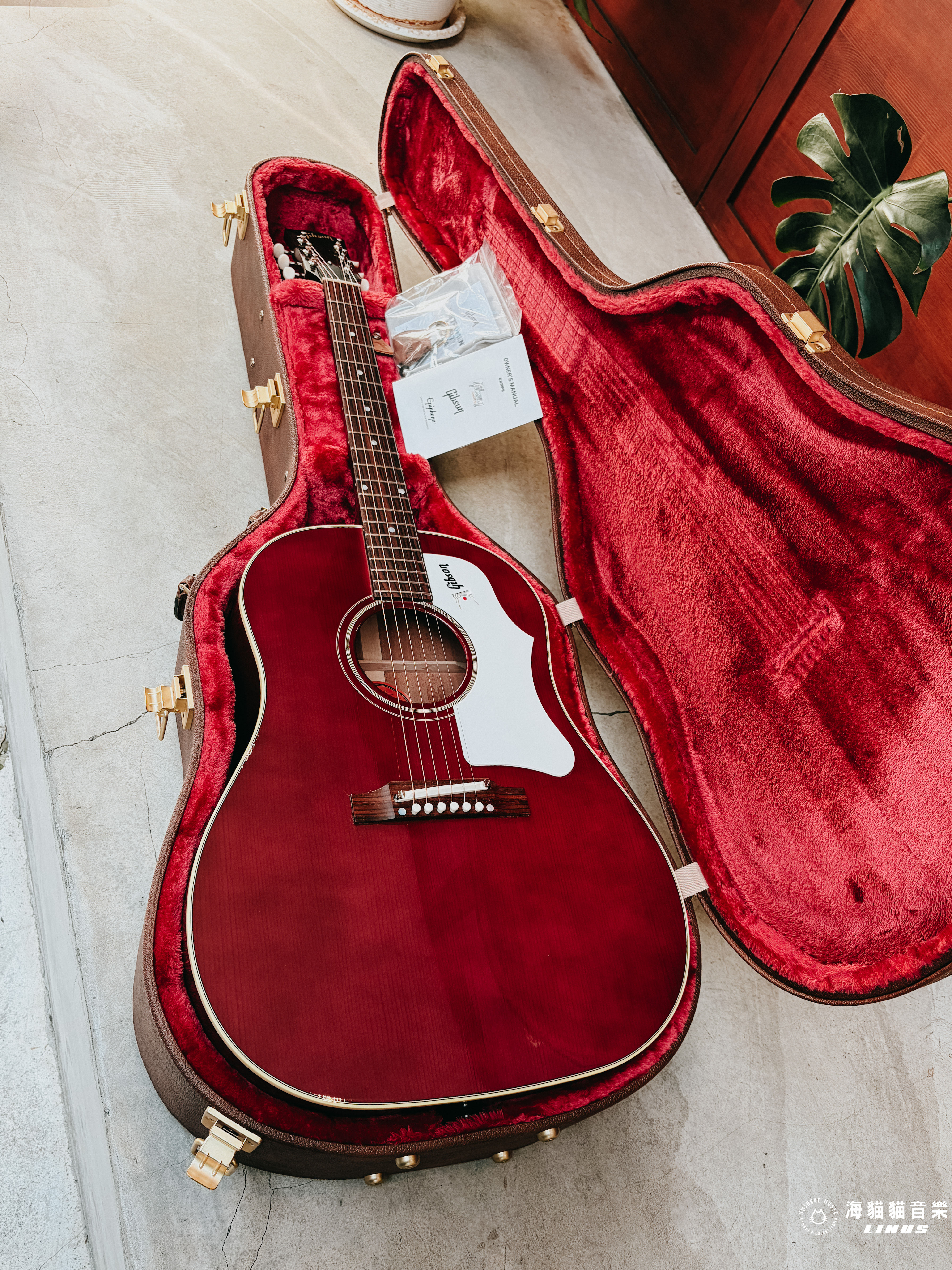 《2025年出廠》Gibson 60s J-45 Original Wine Red ADJ