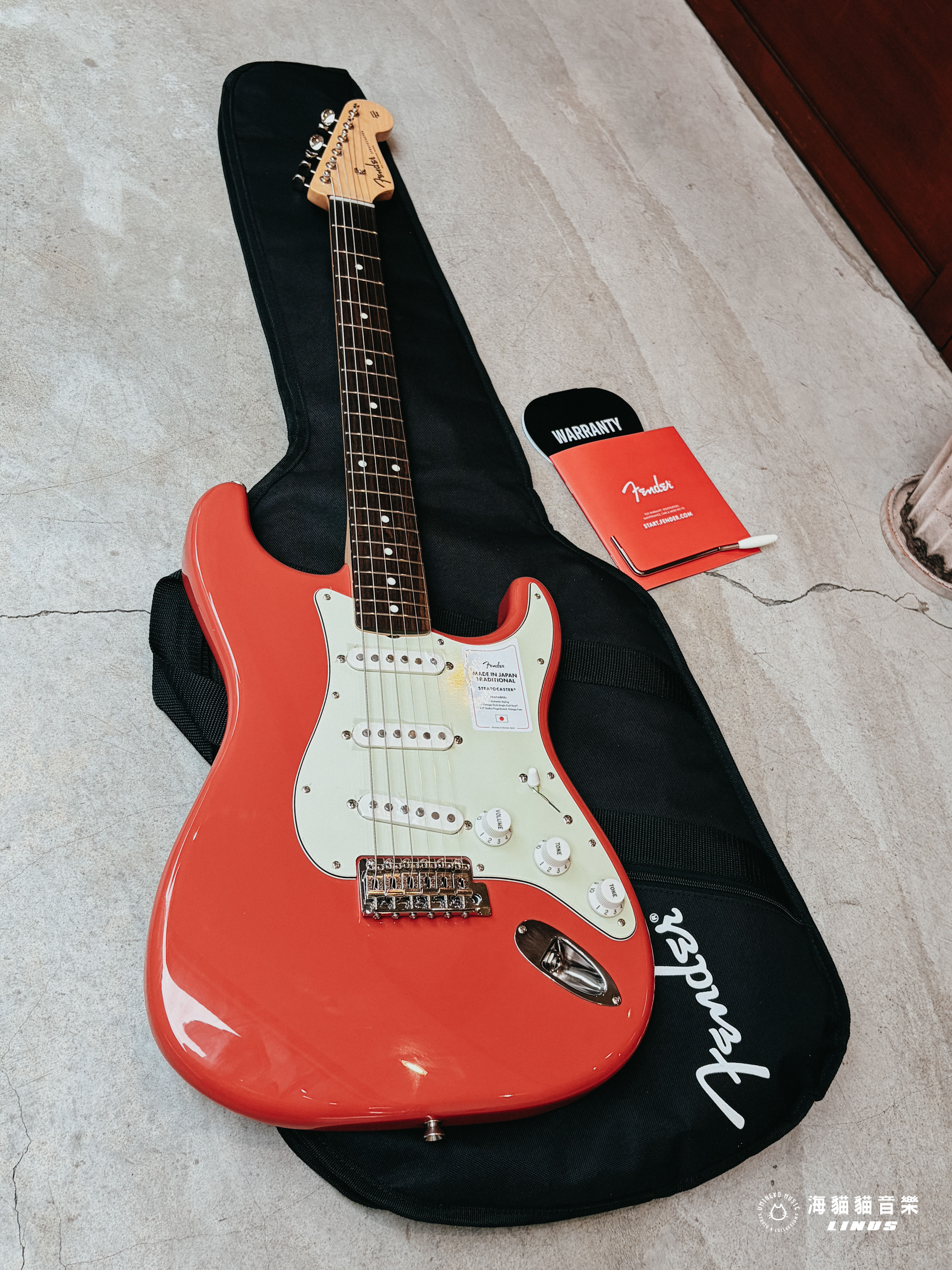 《特價!》Fender Made in Japan Traditional 60s Stratocaster Fiesta Red