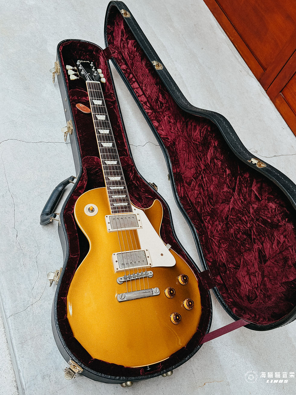 2000年出廠 Gibson Custom Shop 1957 Les Paul Goldtop Reissue VOS Dark Back R7