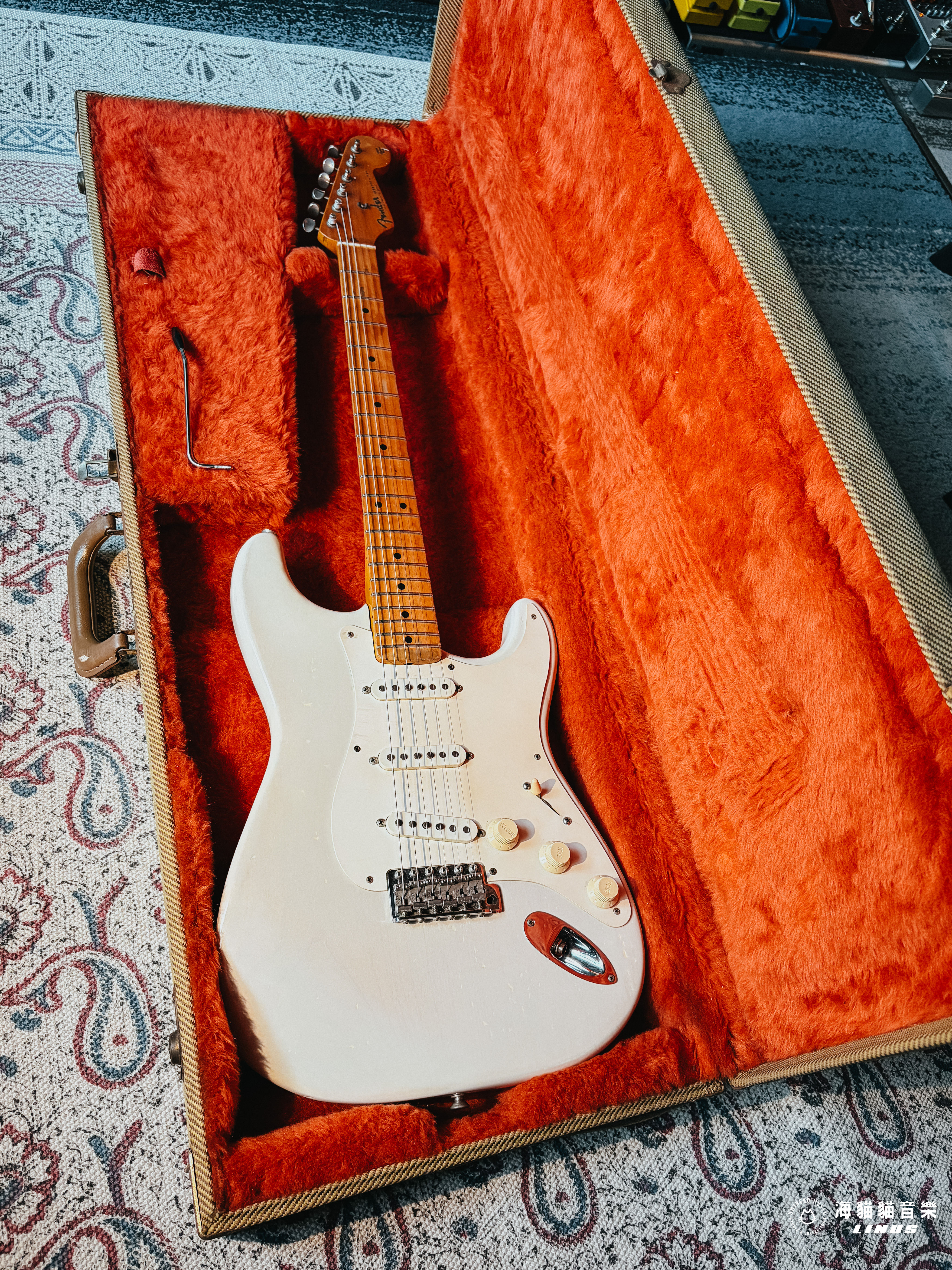 《1991年出廠》Fender American Vintage '57 Reissue Stratocaster White Blonde