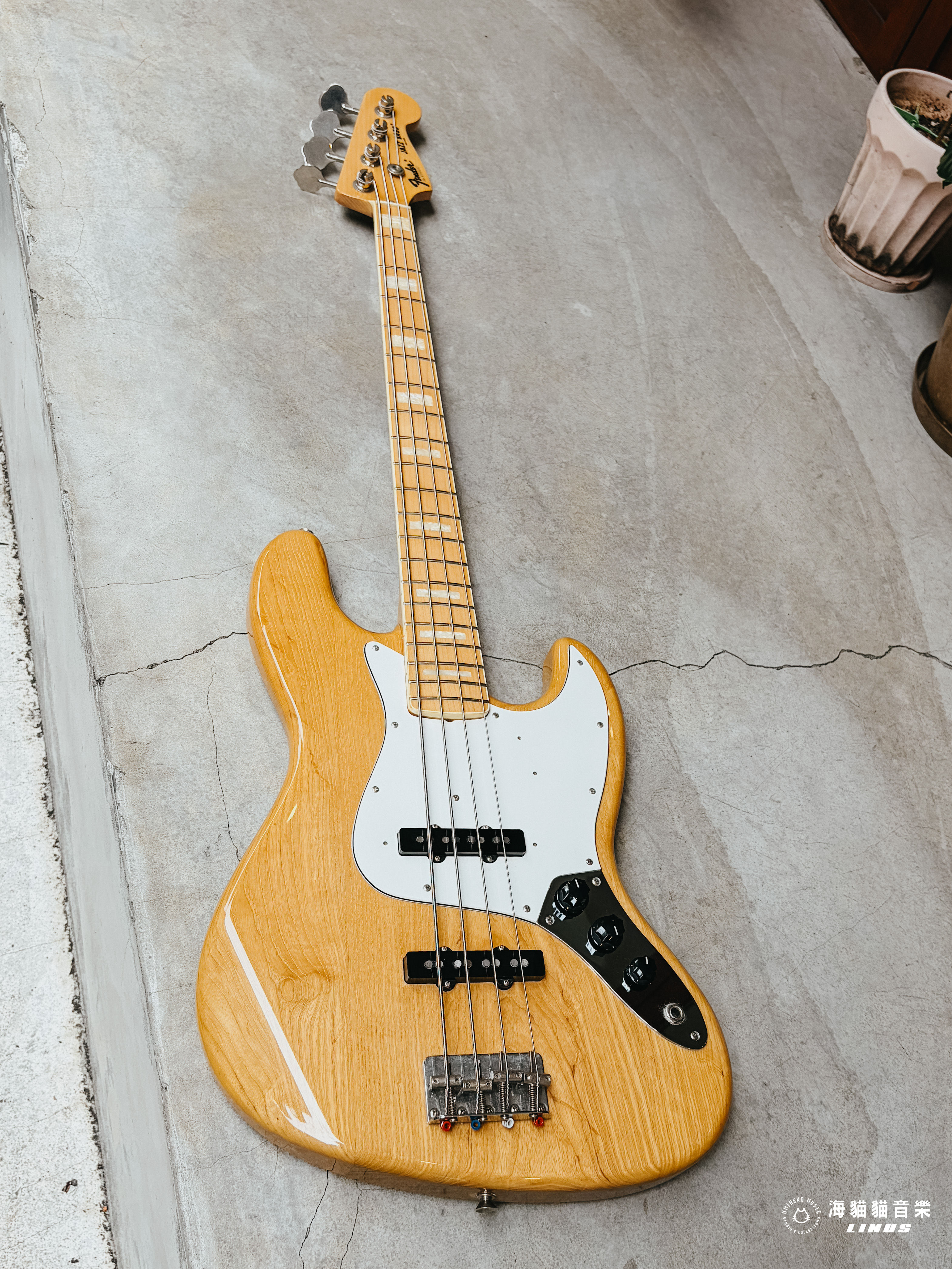 《超美木紋!》Fender Japan JB75 Jazz Bass Natural Ash