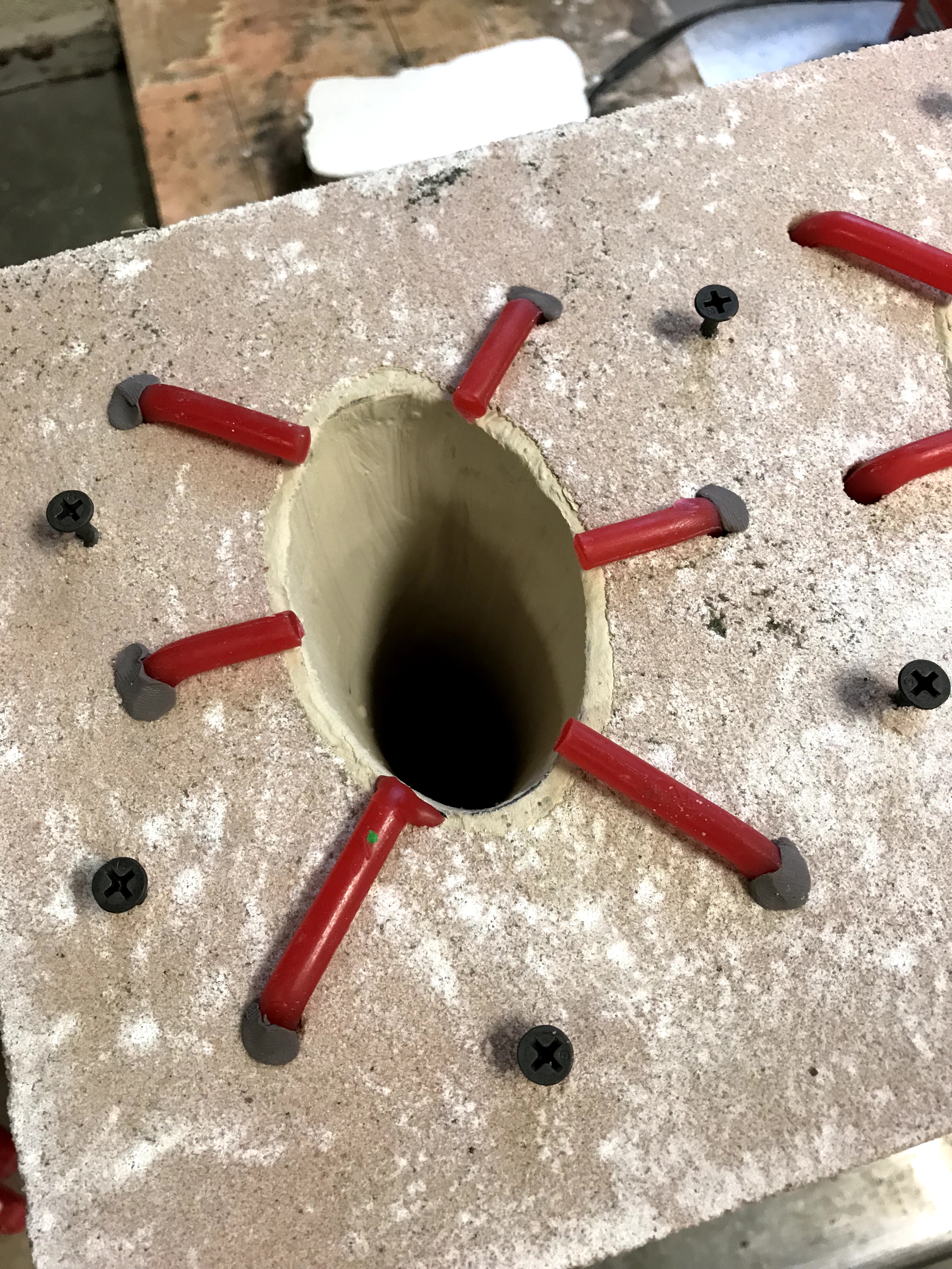 creative solution for wax vents
