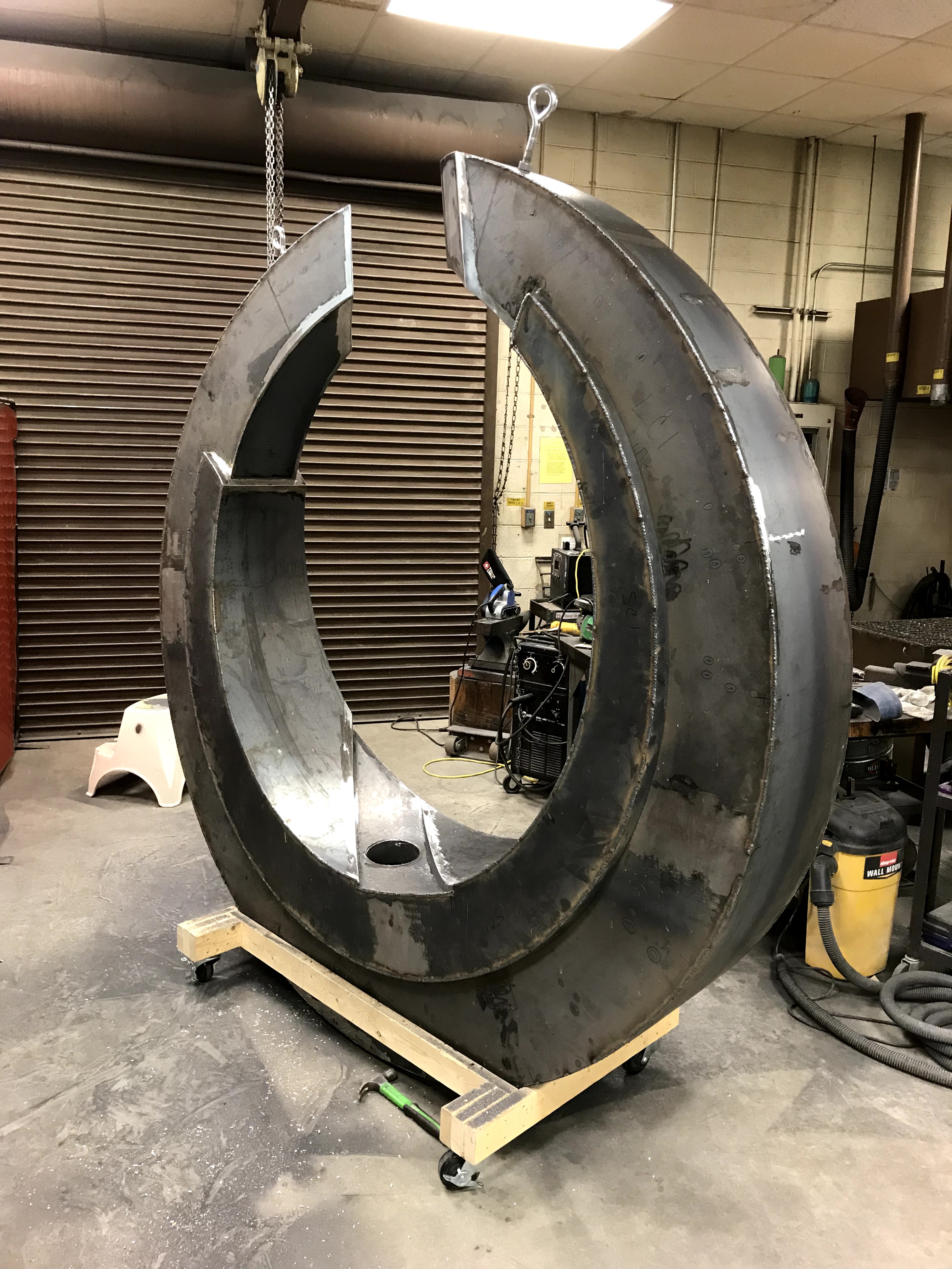 Large circle in process