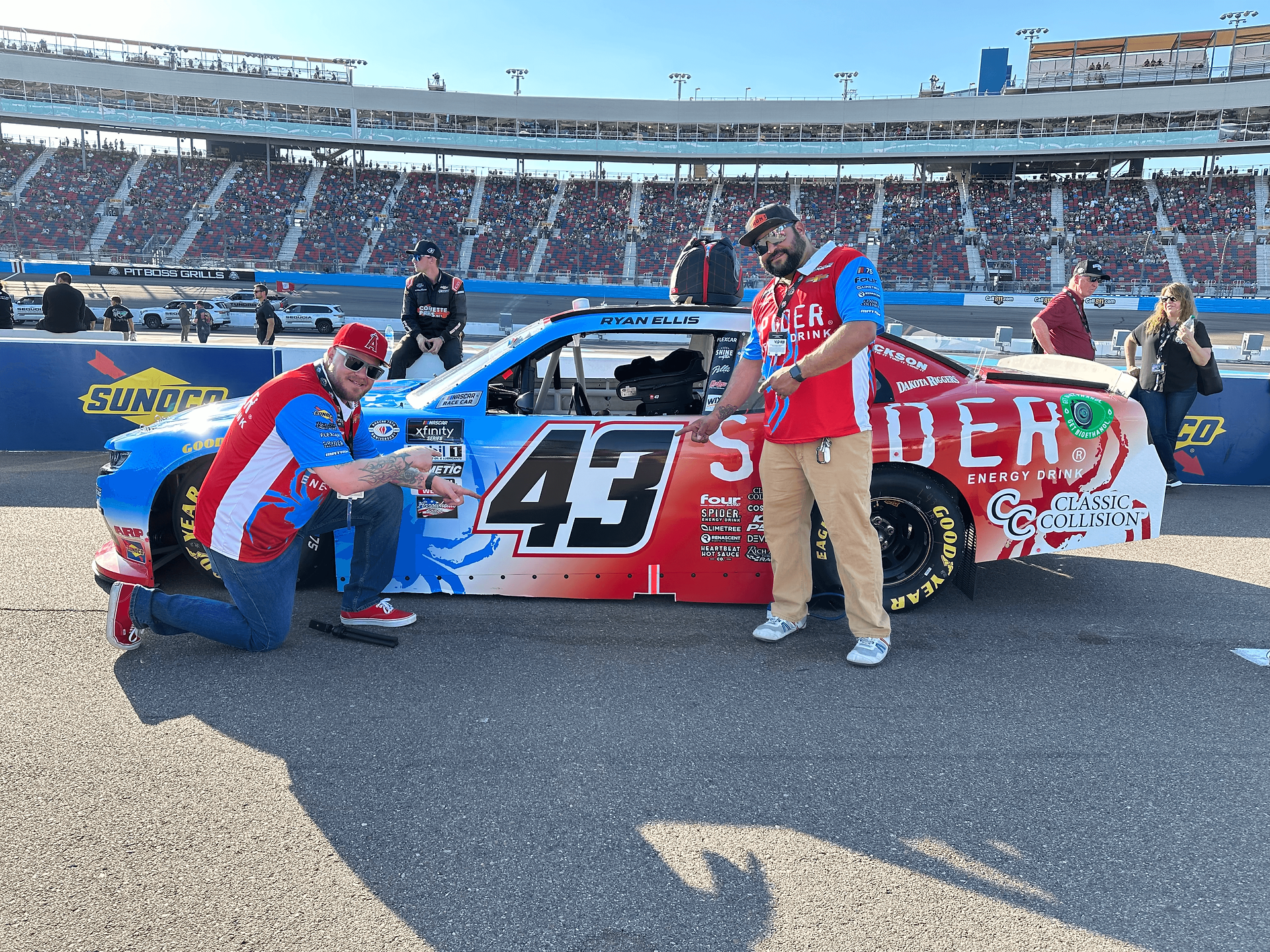 spider energy nascar