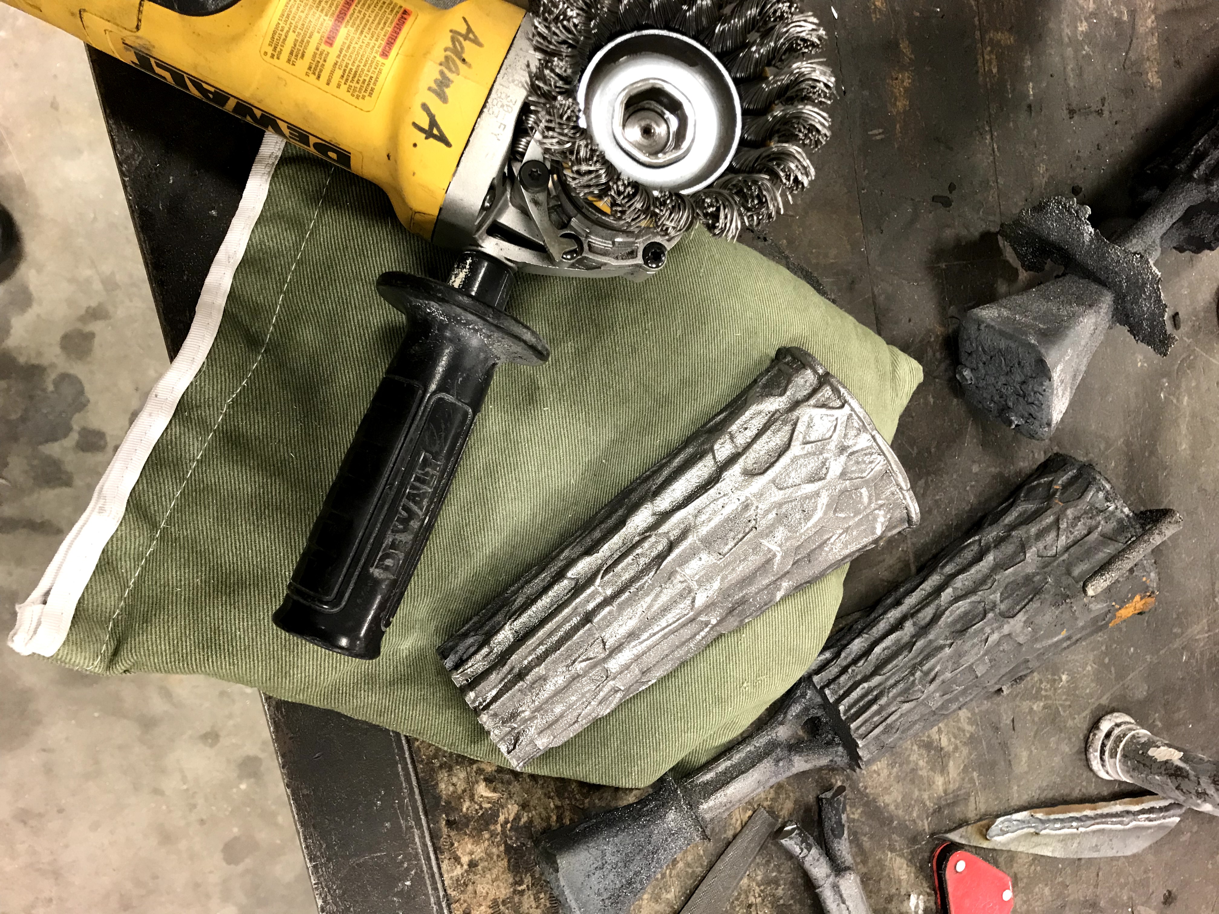 cleaning up iron cups