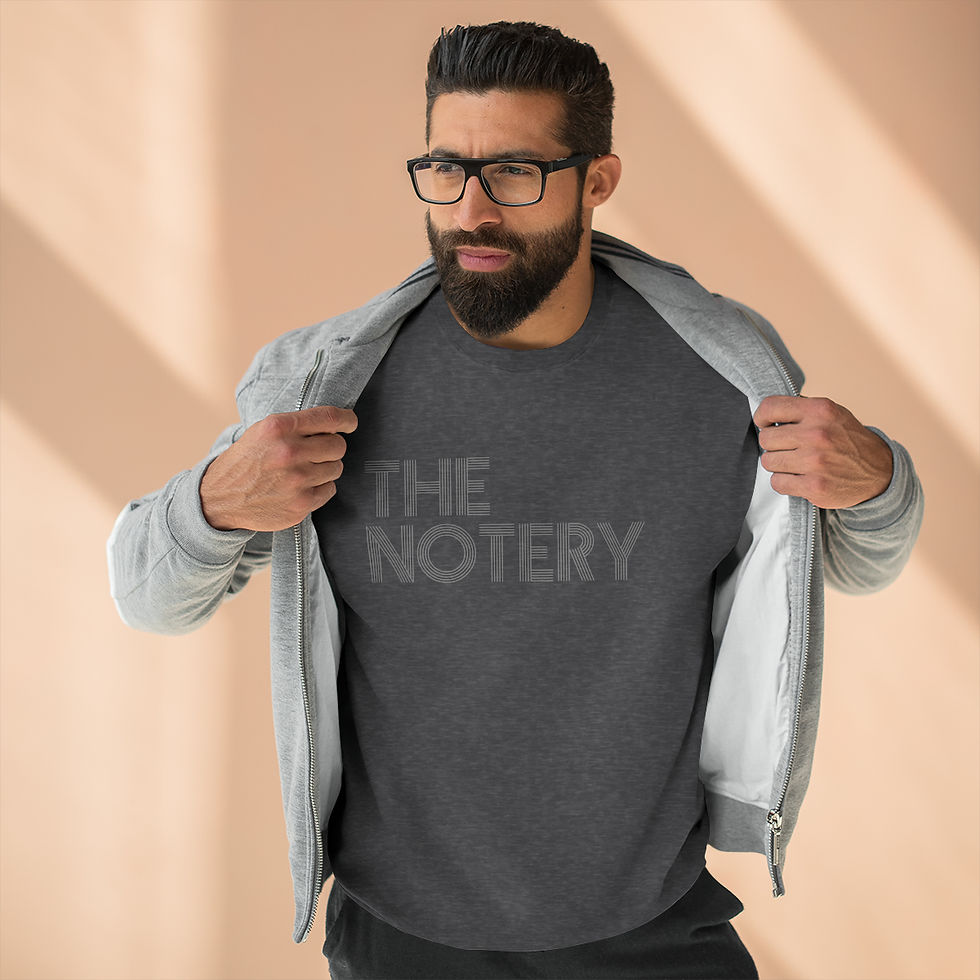 Thumbnail: The Notery - Clean Logo Crewneck