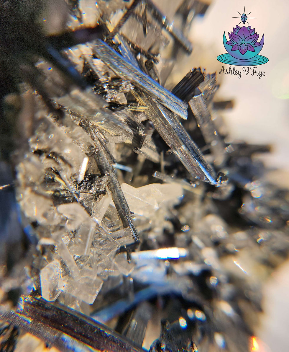 Thumbnail: Stibnite and Barite specimen 💎