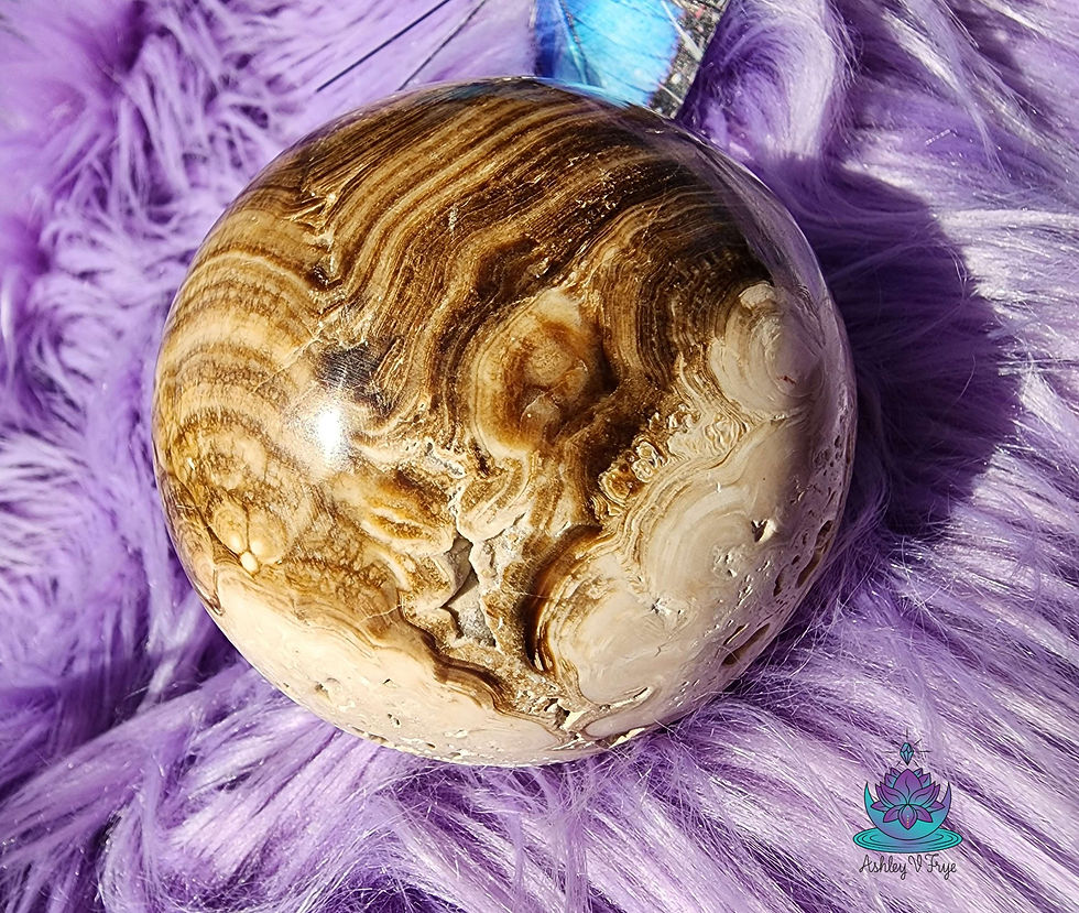 Thumbnail: Chocolate calcite sphere. 🍫